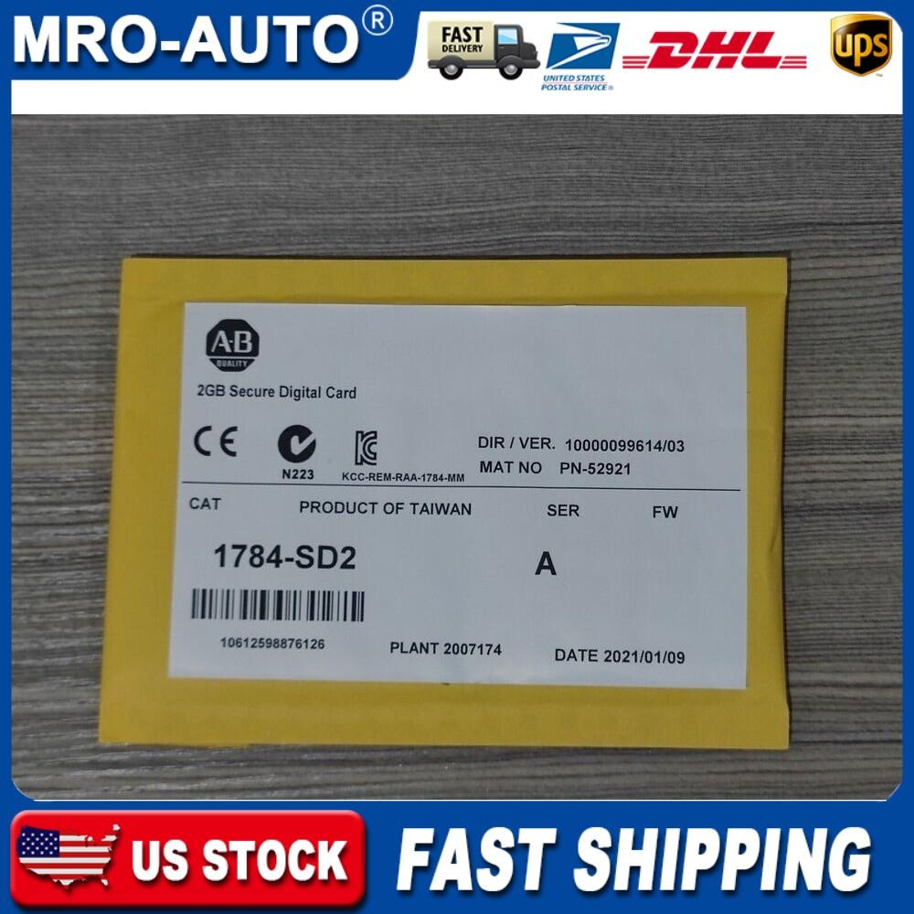 New AB 1784-SD2 Secure Digital Memory Card 2GB in Bag Sealed 1784SD2 US Free Tax