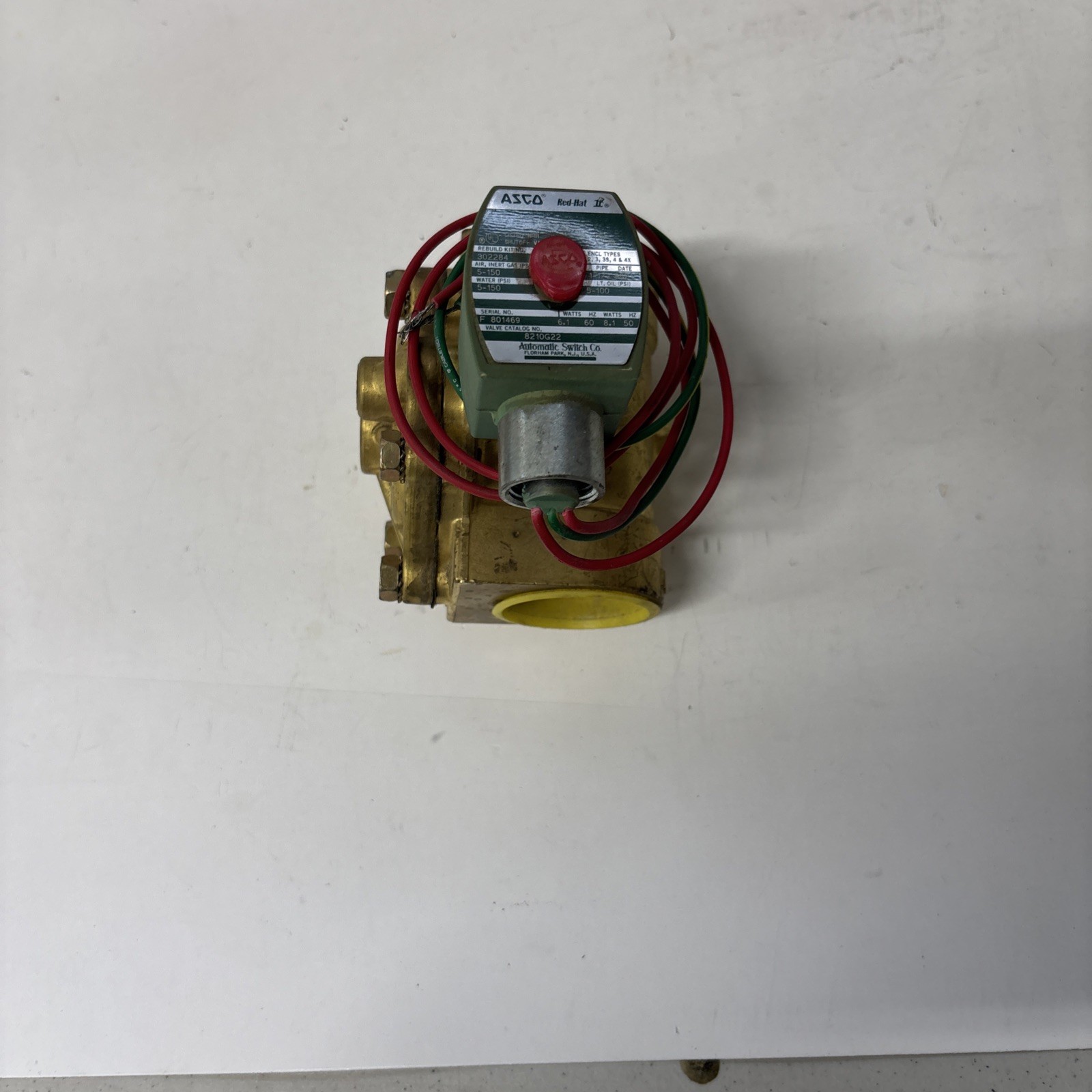 UNUSED - ASCO 8210G22 Solenoid Valve 1-1/2"