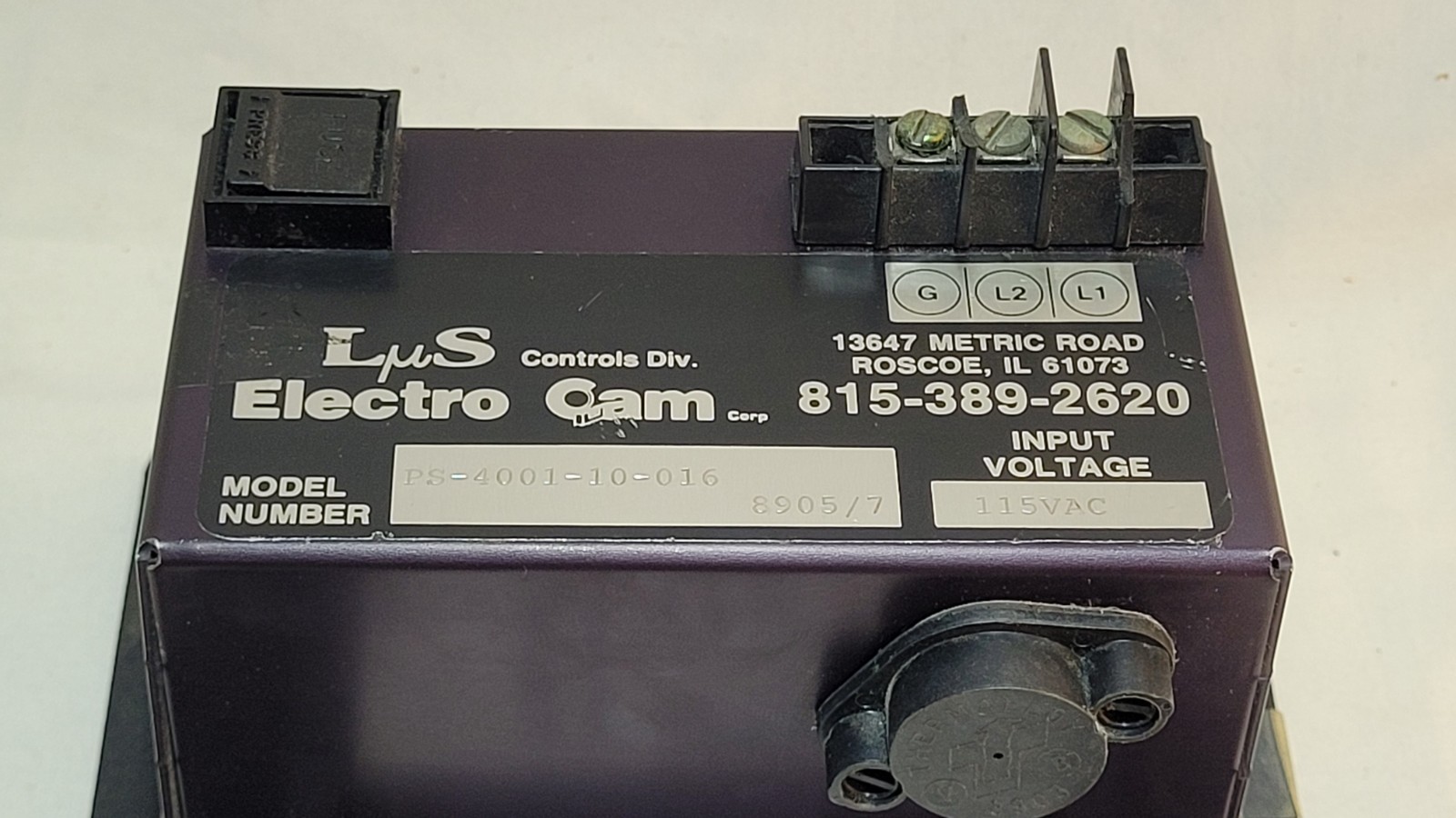 Electro Cam PS-4001-10-016 Plus Programmable Limit Switch 115VAC