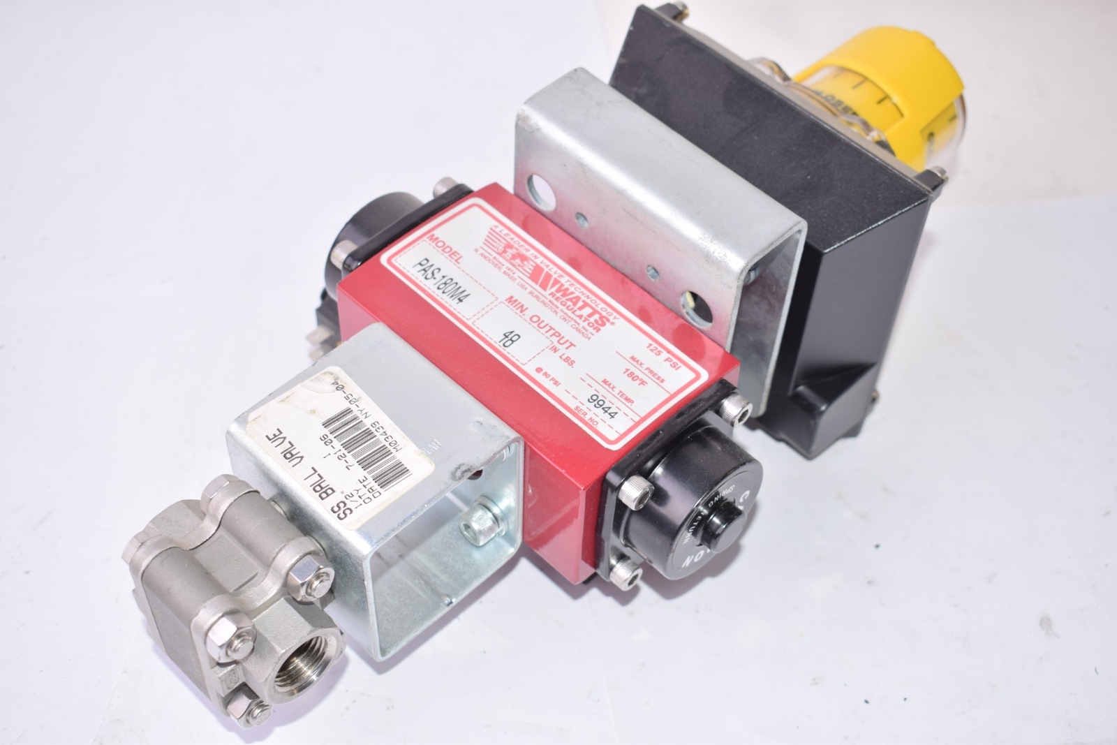 NEW Watts Regulator PAS-400M4 Valve Actuator 125 PSI 180 DEG F