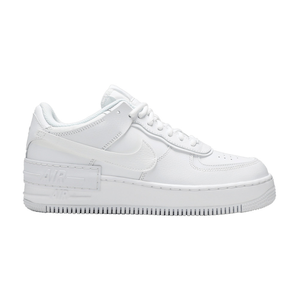Nike Womens Air Force 1 Shadow Triple White CI0919-100 Women Size