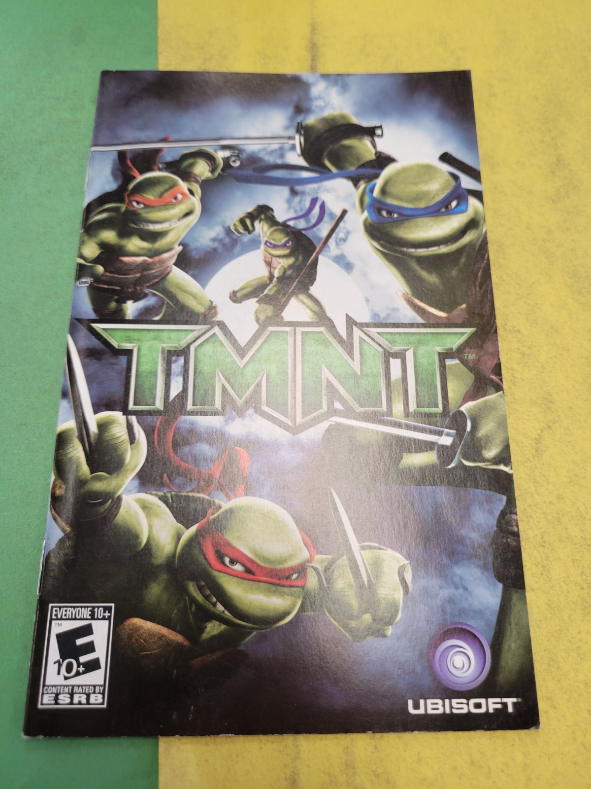Tmnt ps2 Manual Only