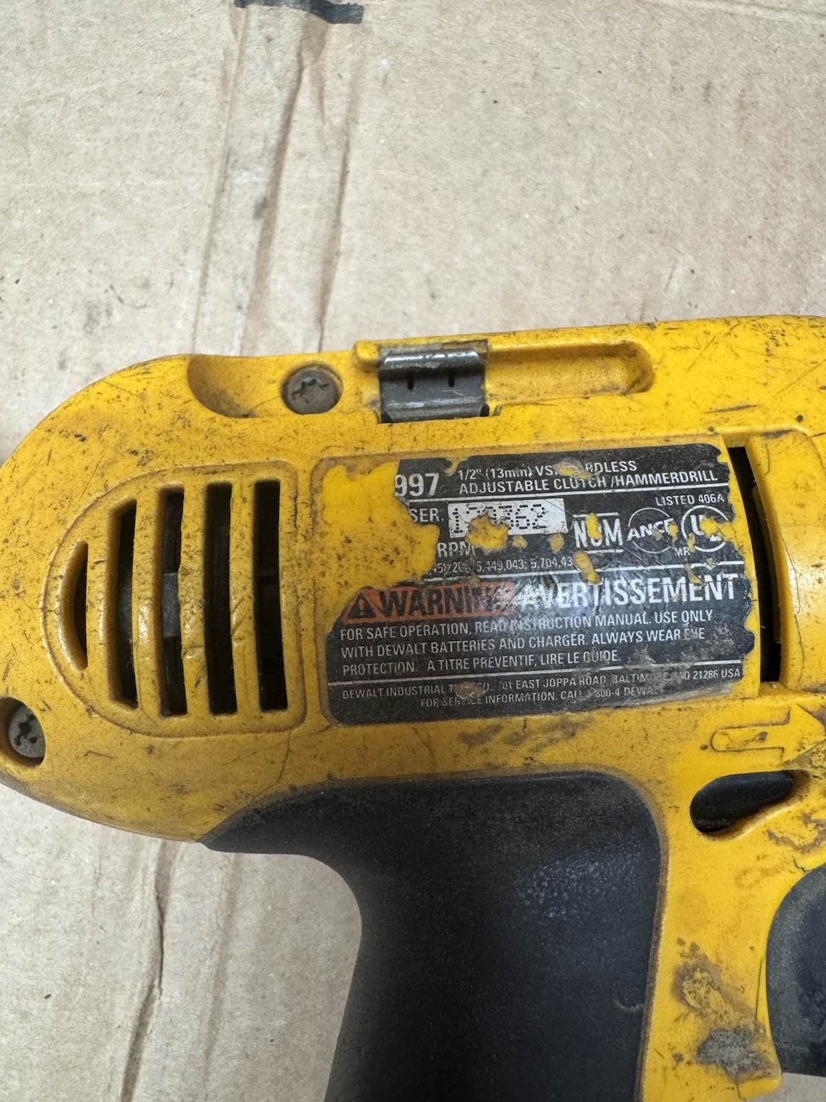 Dewalt DC926 and DW997 Drills Both Tested And Working!