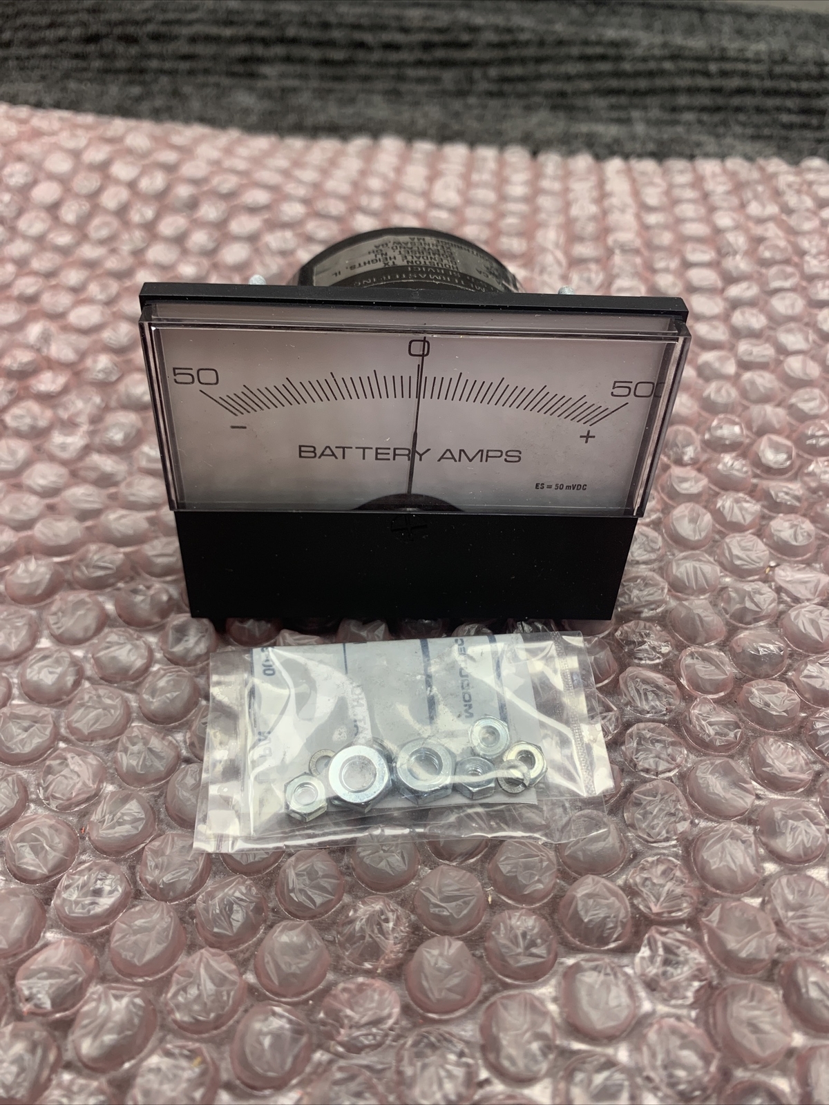 NOS Modutec MU2SDMV050 Panel Meter 50-0-50 DCMV -50-0-+50 Battery AMP