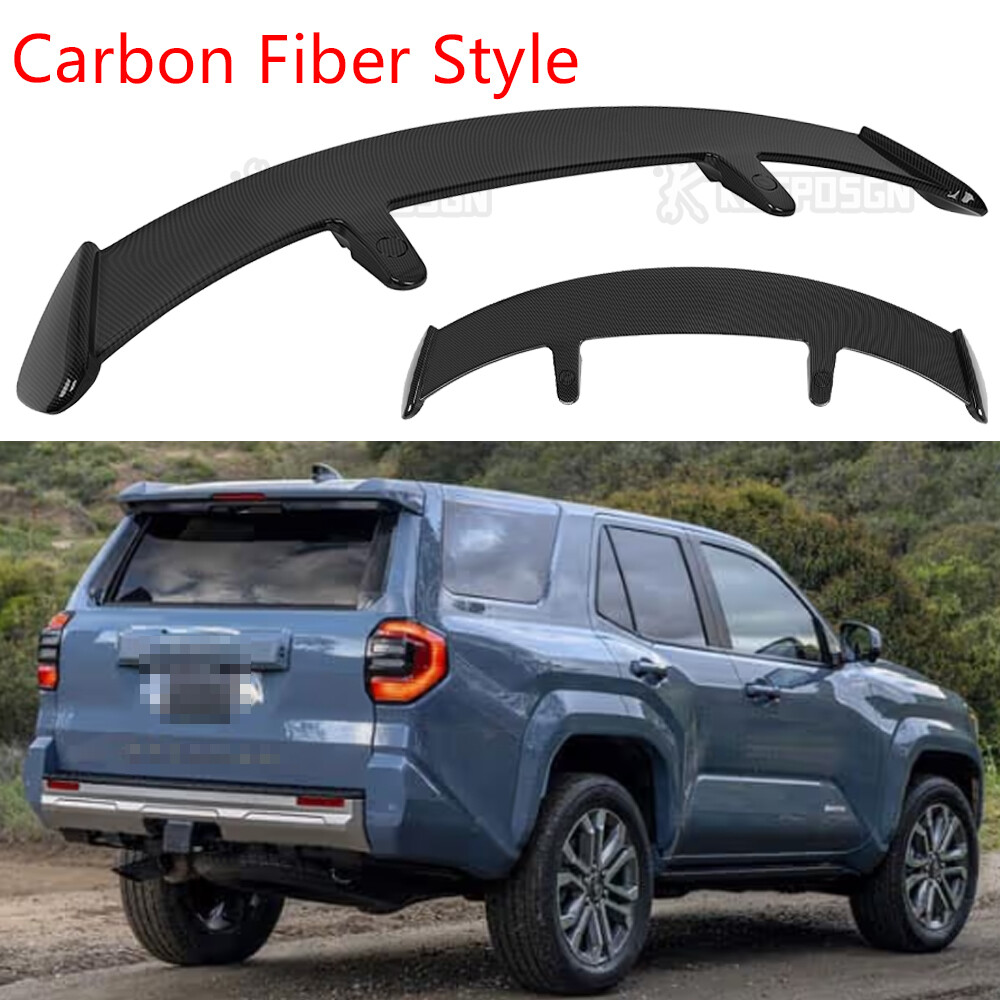 For Toyota 4Runner Carbon Fiber Style 52" Rear Roof Trunk Spoiler Wing Lip