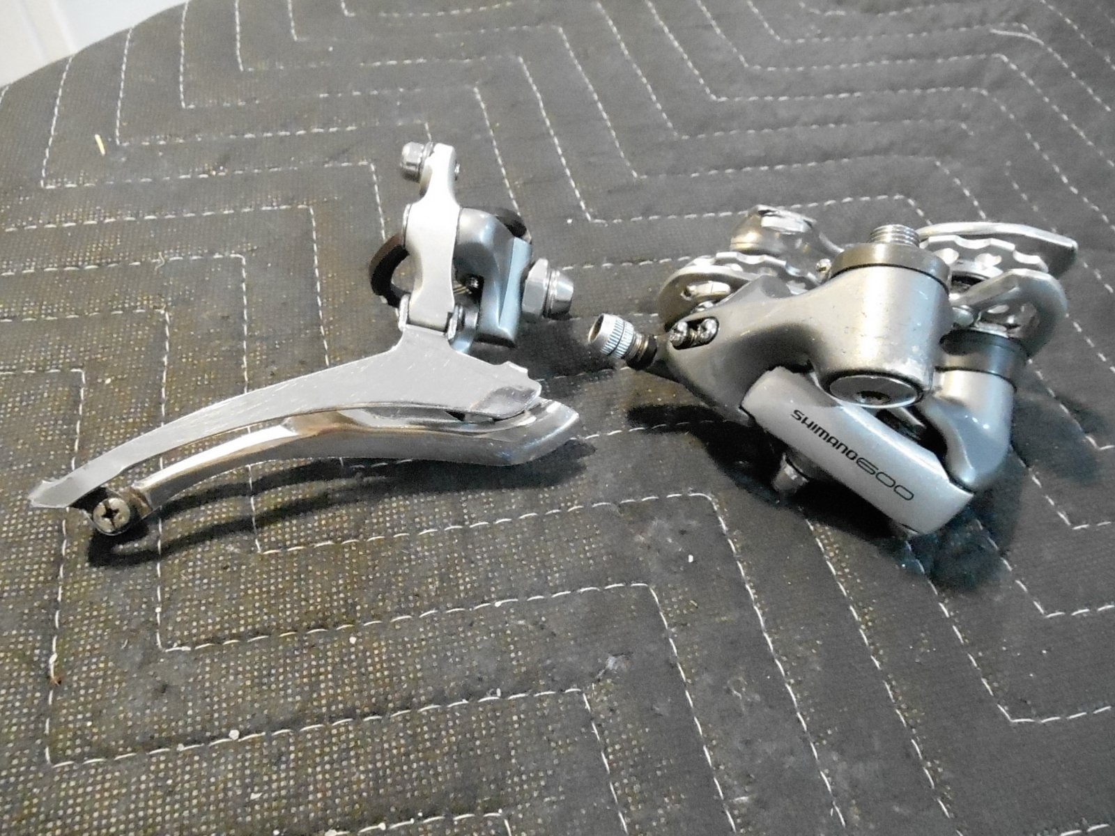 Shimano 600 Derailleur Set, Front and Rear Derailleurs RD-6401 and FD-6401