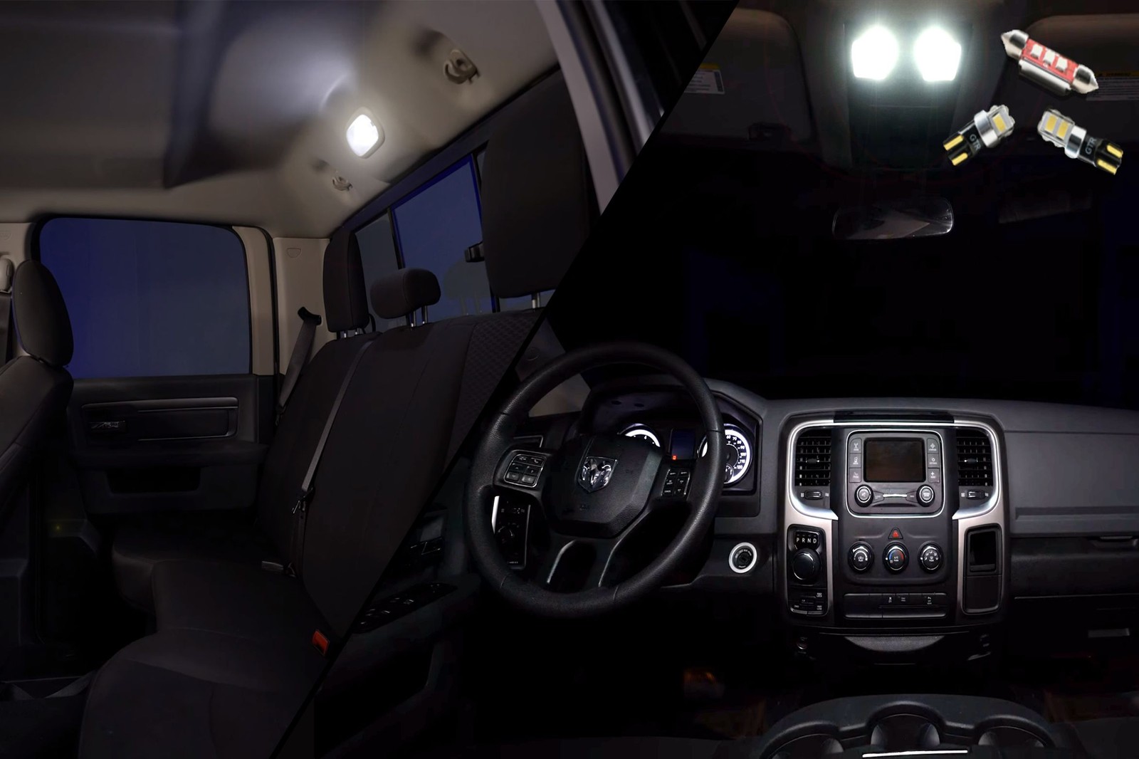 GTR Lighting LED Interior Light Bulbs for 10-18 Dodge Ram