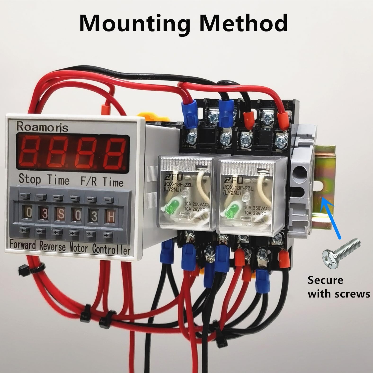 Automatic Forward Reverse Motor Controller with Timer Relay for DC12V Motor/Actu