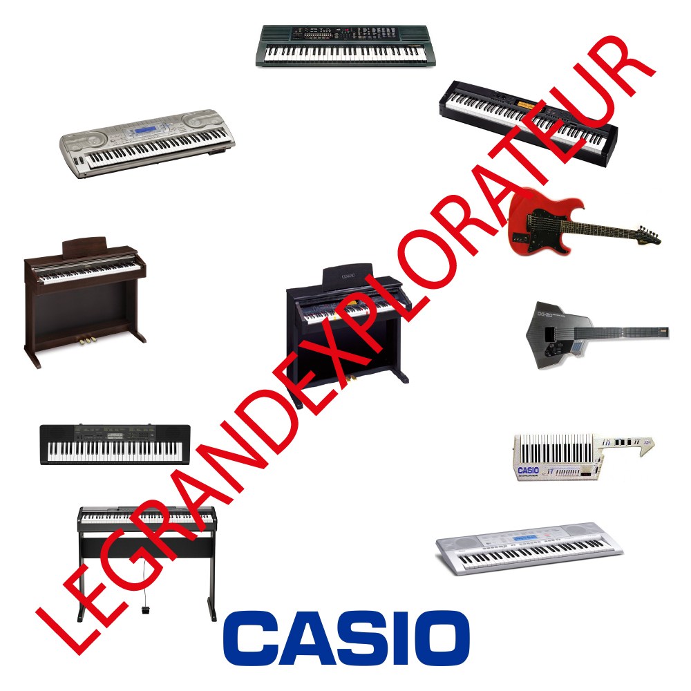 Ultimate Casio Keyboard Piano Synthesizer Repair Service Manual Collection DVD