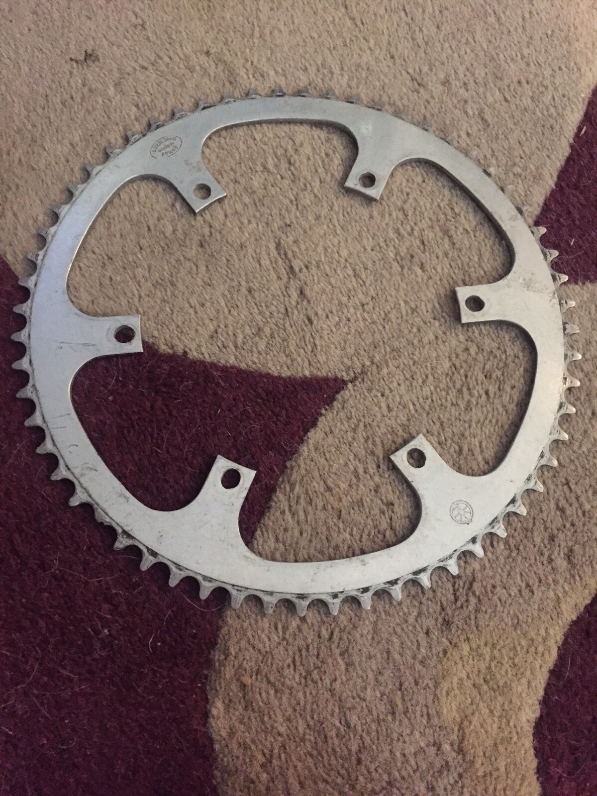 French 60 Tooth Aluminum Chainring 153bcd  rare!