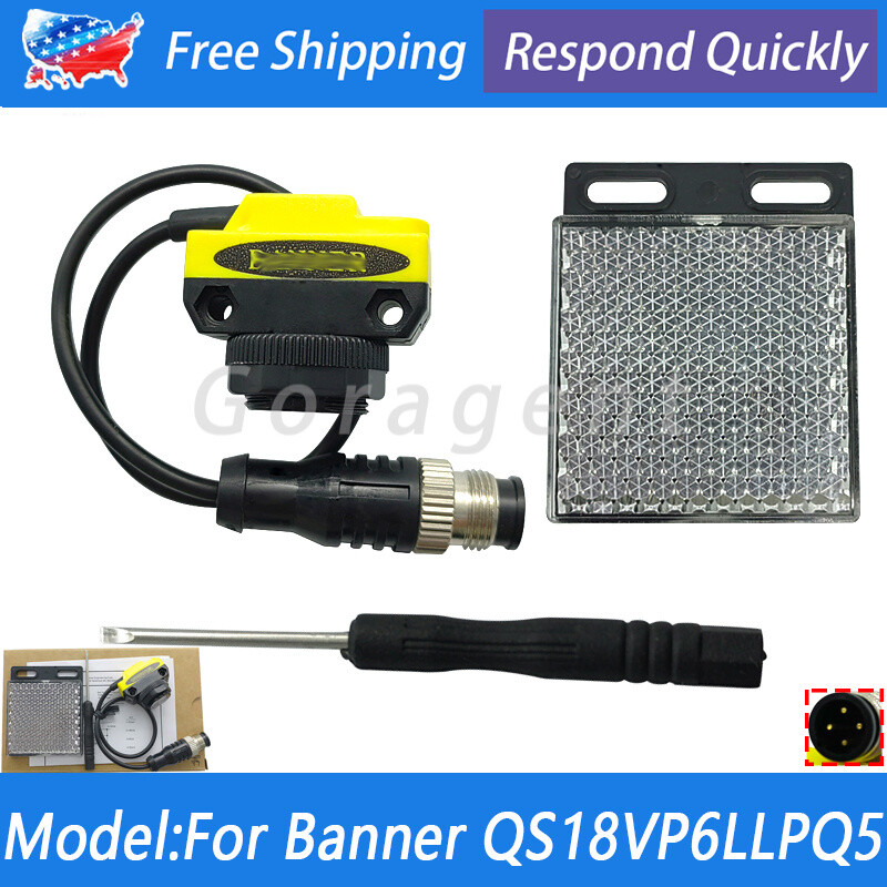 New in Box Photoelectric Switch Sensor QS18VP6LLPQ5 For Banner QS18VP6LLPQ5