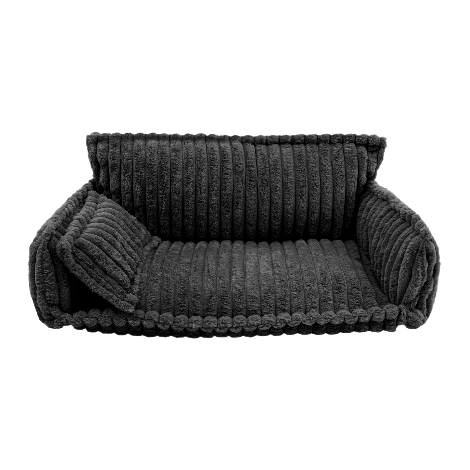 Pet Couch with Removable Washable Cover, Pet Couch Bed for Dog and Cat, Calming