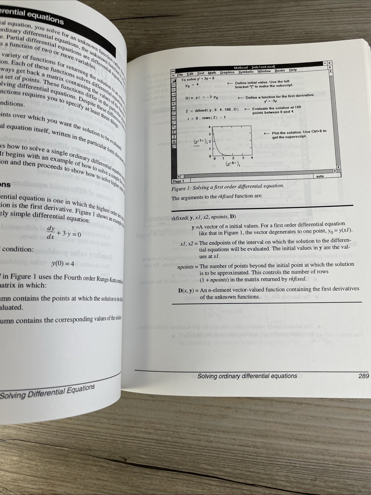 Math Soft Mathcad 5.0 Plus for Windows User Guide w/Quick Reference Book RARE