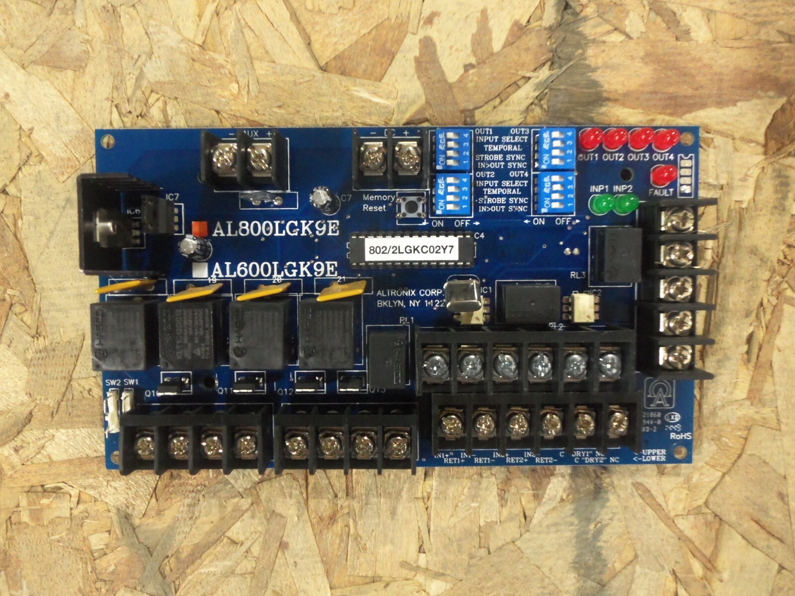 ALTRONIX AL800LGK9E NAC POWER EXTENDER CONTROL CIRCUIT BOARD CARD AK