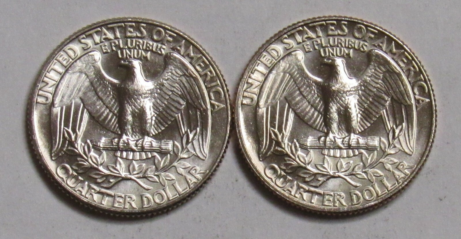 1987 P&D Washington Quarters in BU condition