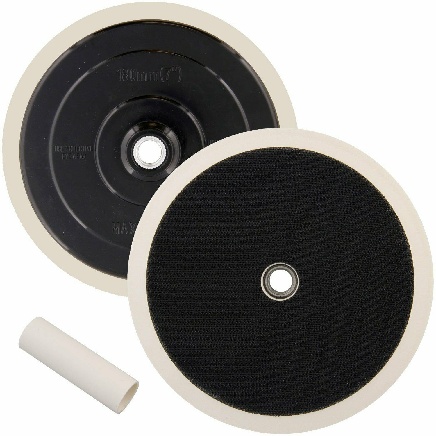 Backing Plate Hook & Loop for Rotary Polisher Buffer – (1) Backer, FAST Shipping