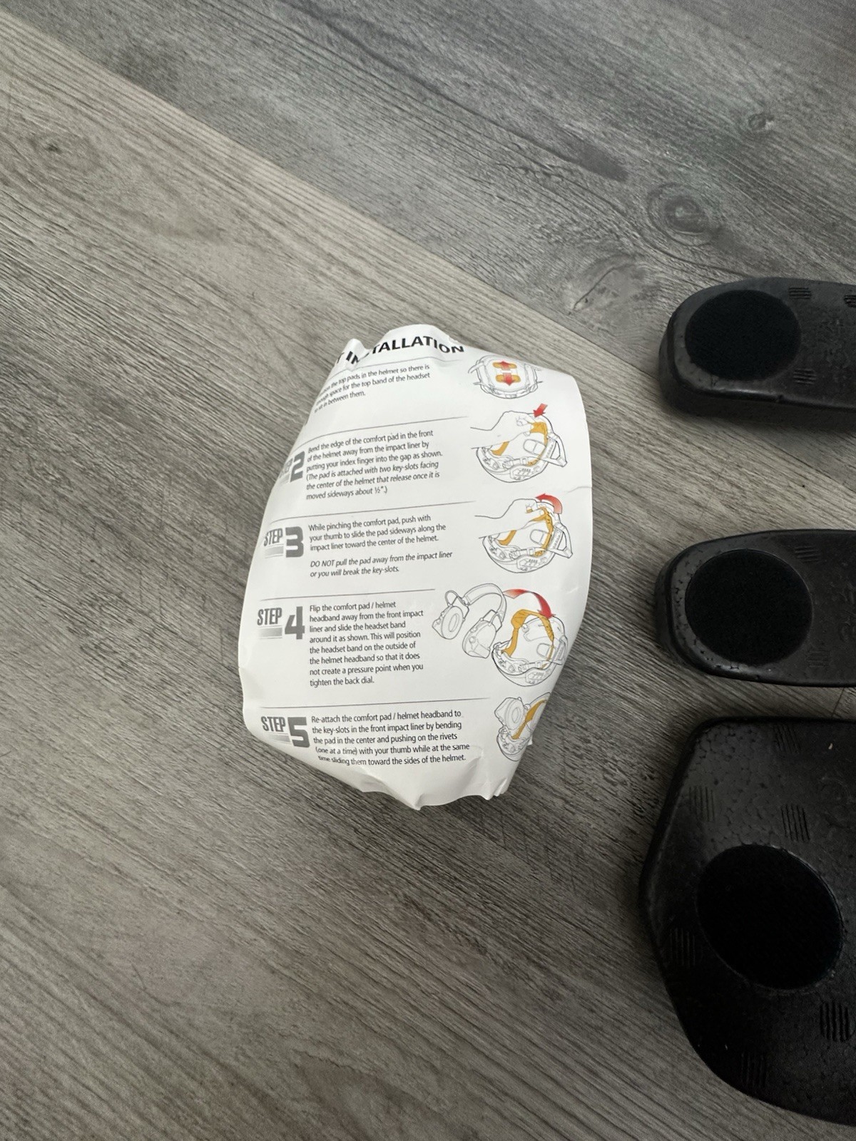 Original Ops-Core FAST Helmet Replacement EPP Pad Kit L/XL 3/4” Thick w/Attach
