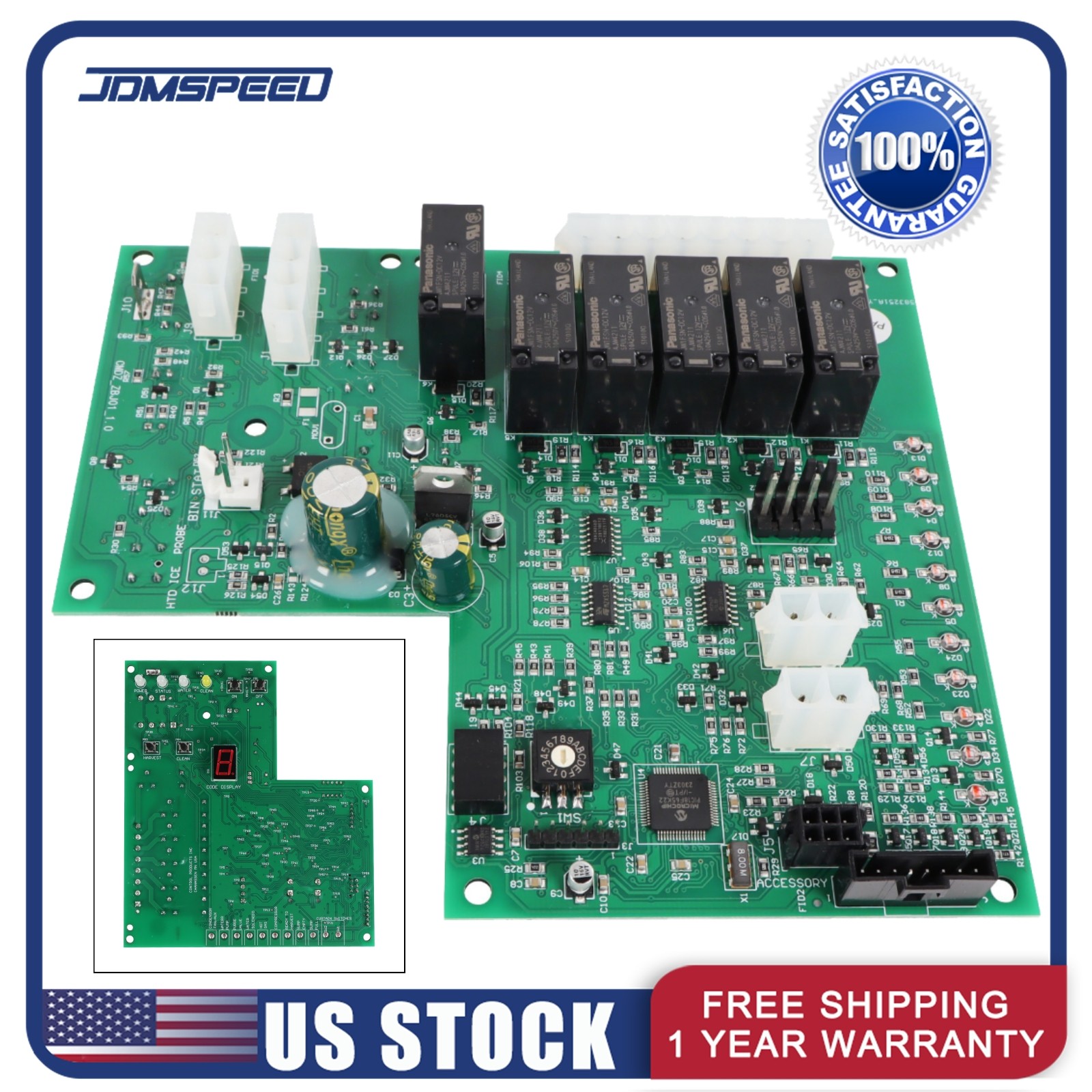 Ice Machine Control Board 11-0621-21 Fit Scotsman Prodigy Repl 11-0550-28