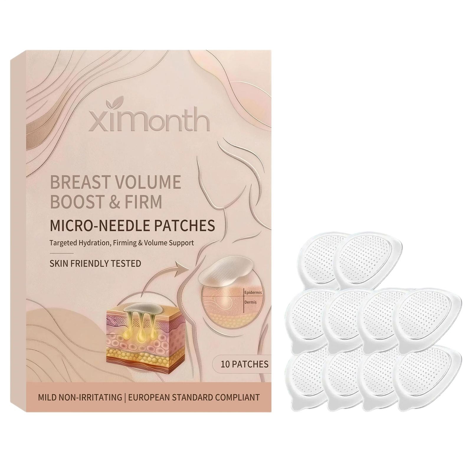 Breast Volume Micro-needle Patch es Breast EnhancementMicroneedle Bust Firming1-
