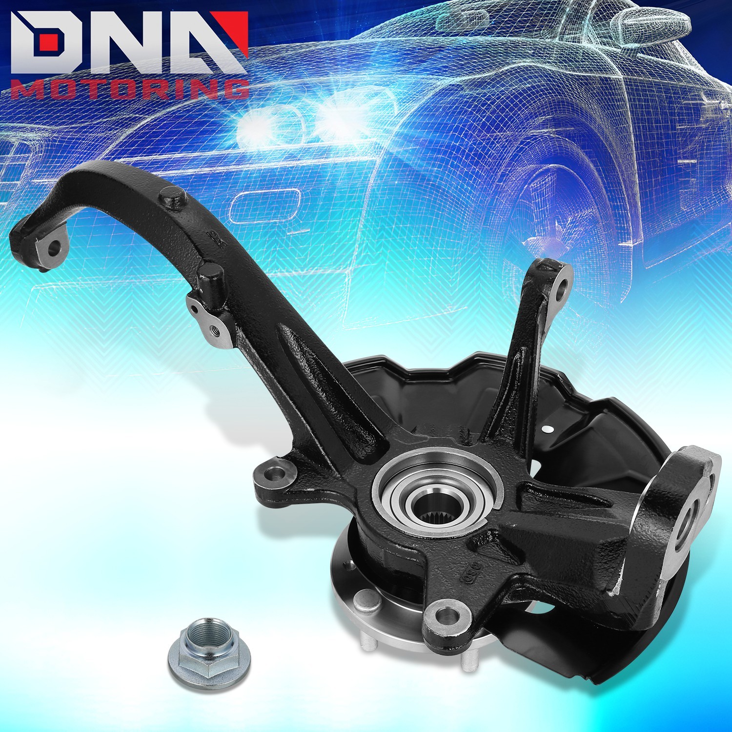 For 2003-2012 Mazda 6 Fusion MKZ Zephyr Milan Front Right Side Loaded Knuckle
