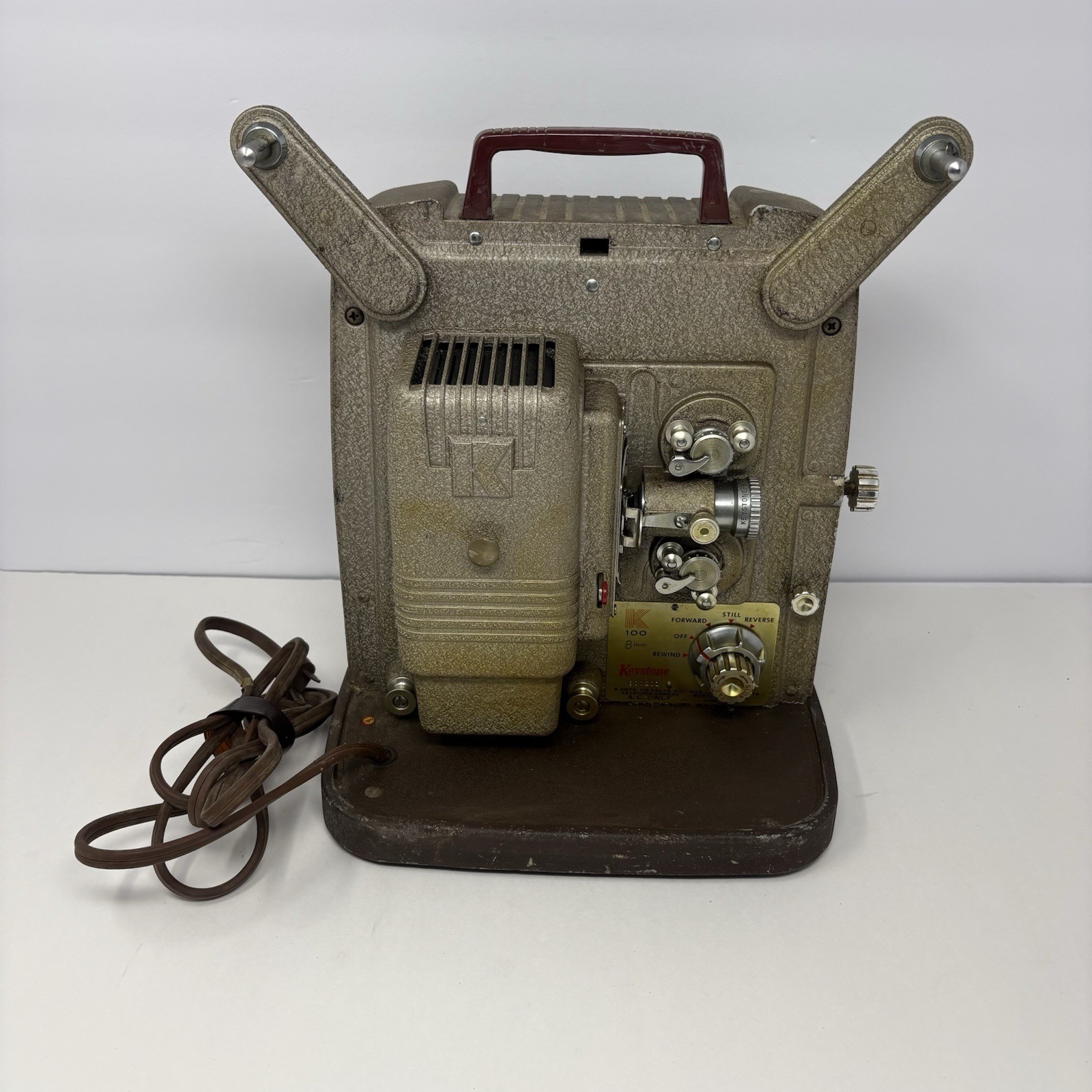Vintage Keystone K-100 8mm Movie Projector Tested Working Film Projector