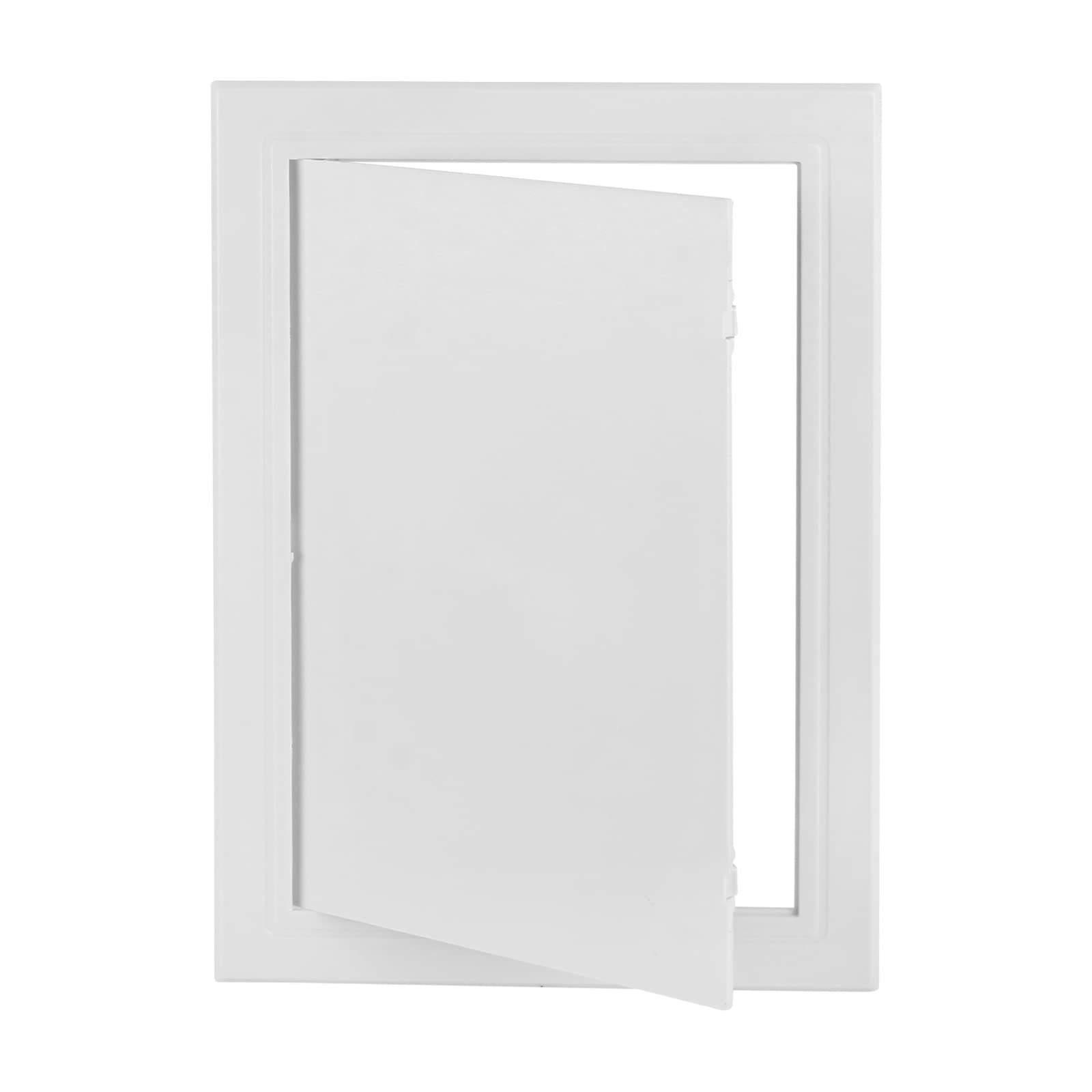 White Plastic Access Panel Drywall Ceiling Plumbing Wall Hinged 8x12 Inch
