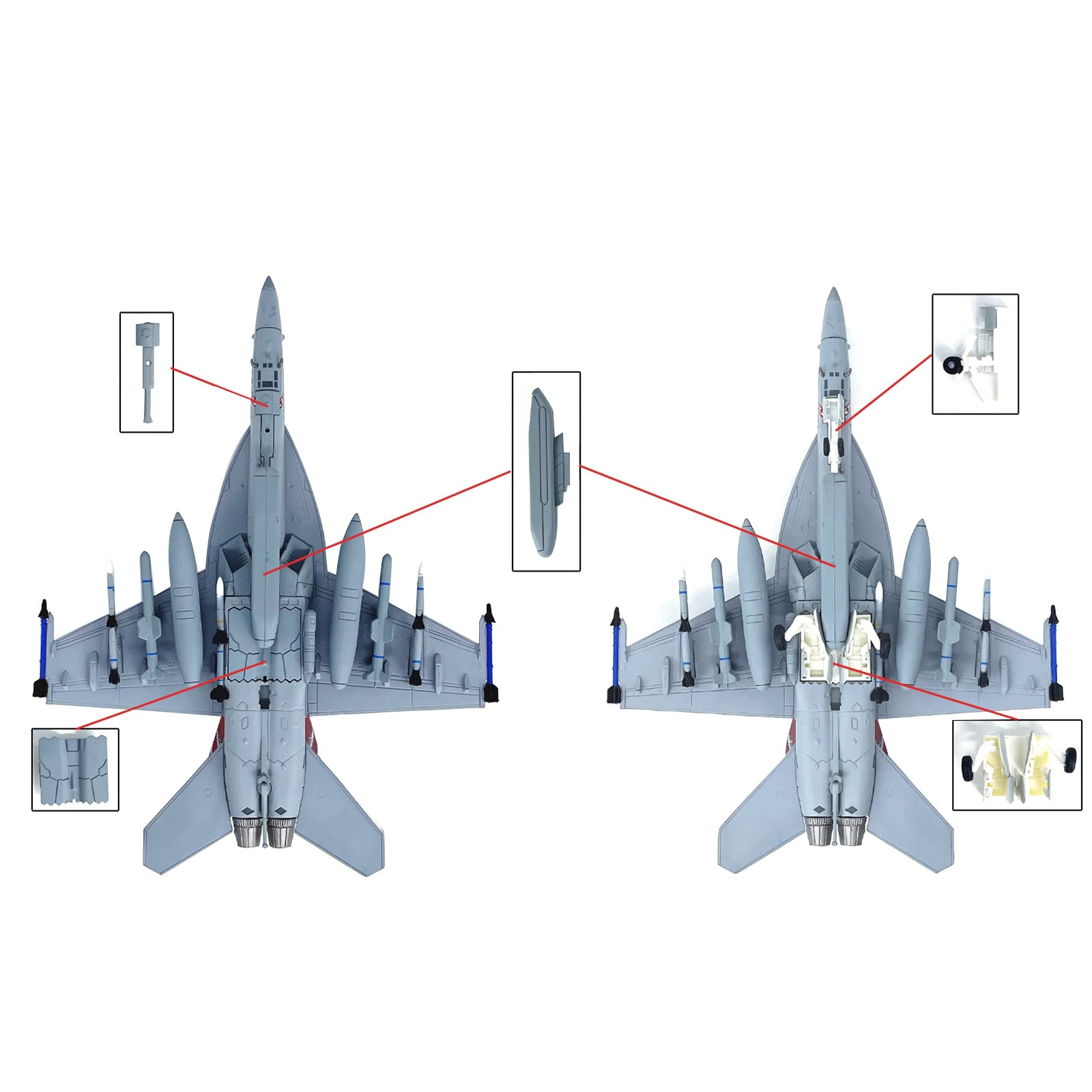 F/A-18 Super Hornet Strike Fighter VFA-102 Diamondbacks Model Plane
