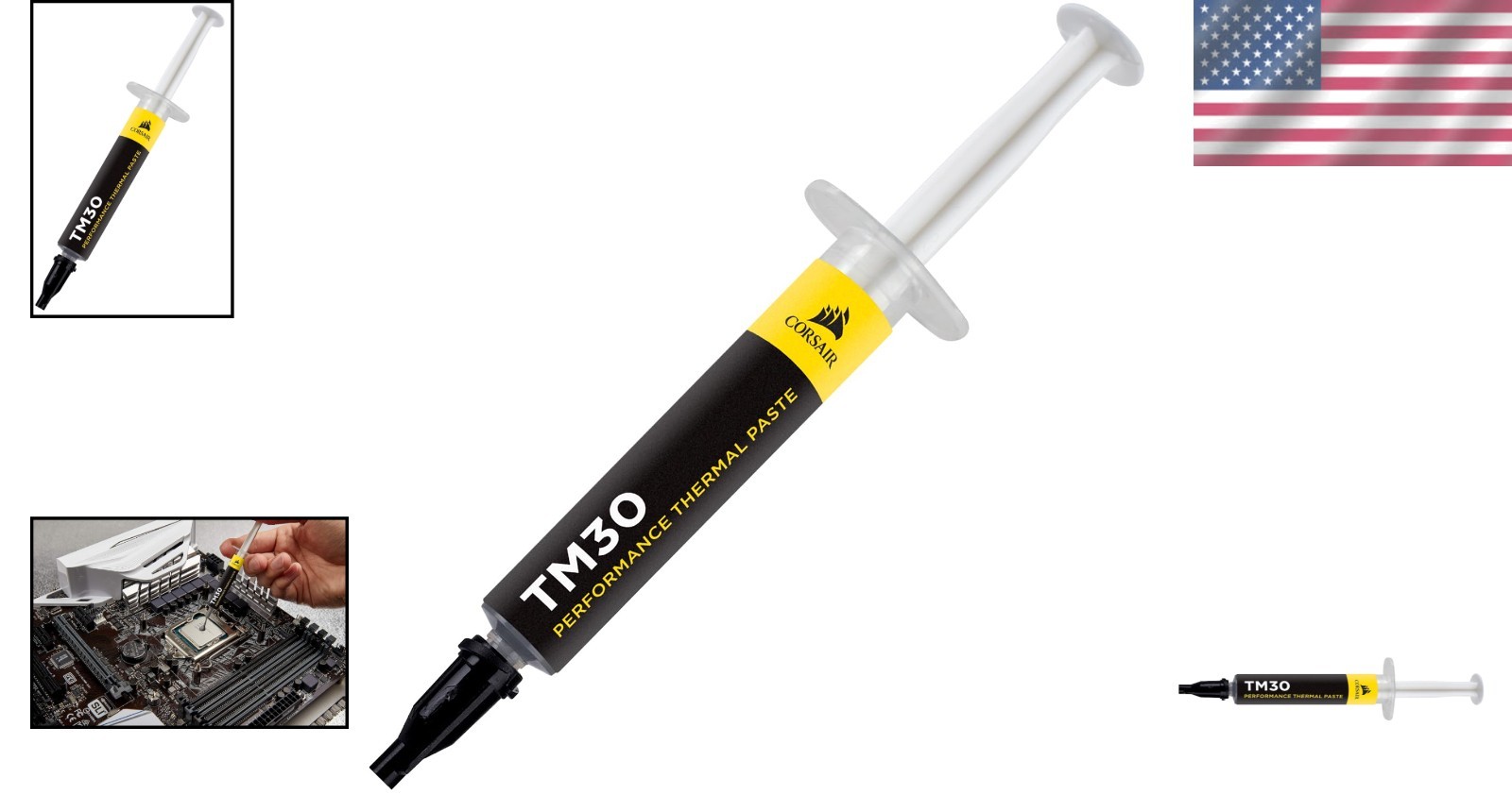 Optimize CPU/GPU Cooling with TM30 Thermal Paste - 3 Grams, Non-Conductive