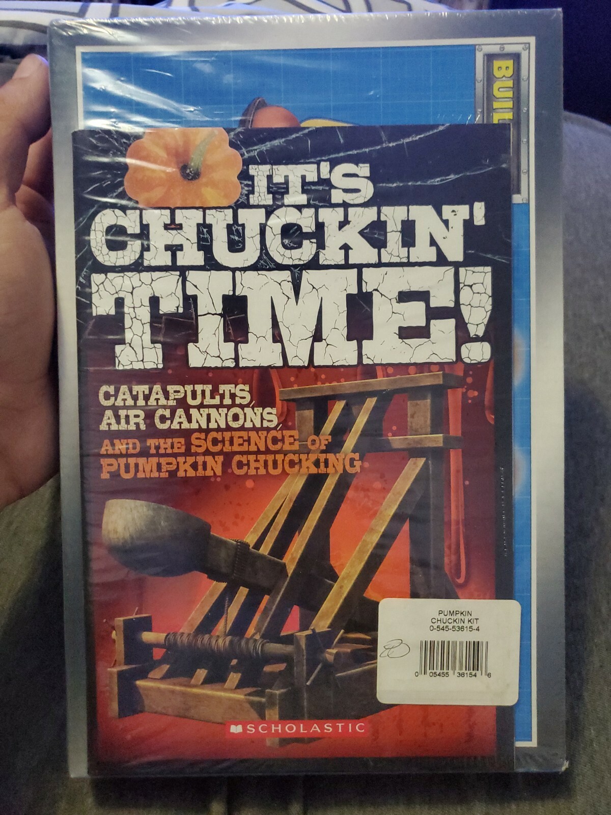 Scholastic Pumpkin Chuckin Kit Catapult Game