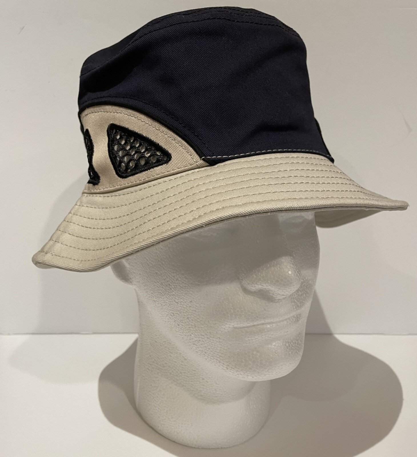 BUCKET Fishing HAT Adult DORFMAN PACIFIC *NAVY BLUE* 100% Cotton NEW w/o Tag