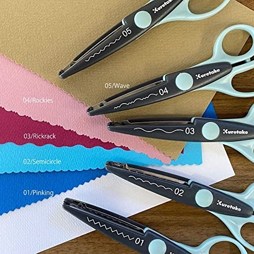 Kuretake Craft Scissors, Rick Rack