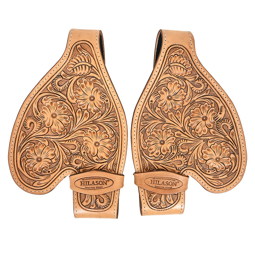 HILASON Replacement Youth Fenders Short Western Saddle Light Tan | Leather