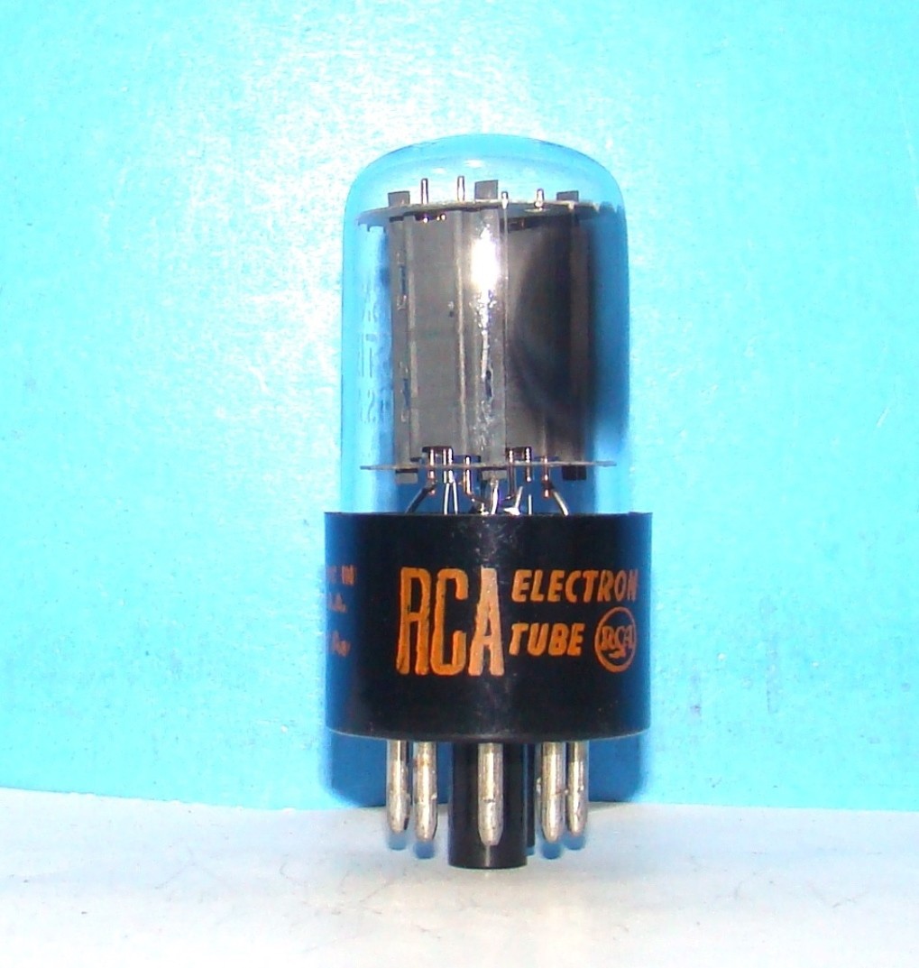 6SN7GTB RCA 1963 radio audio amplifier electron vintage vacuum tube valve 6SN7GT