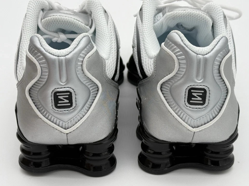 Nike Shox TL Metallic Silver Black NBY HQ4049-001 Womens Size 6.5-10