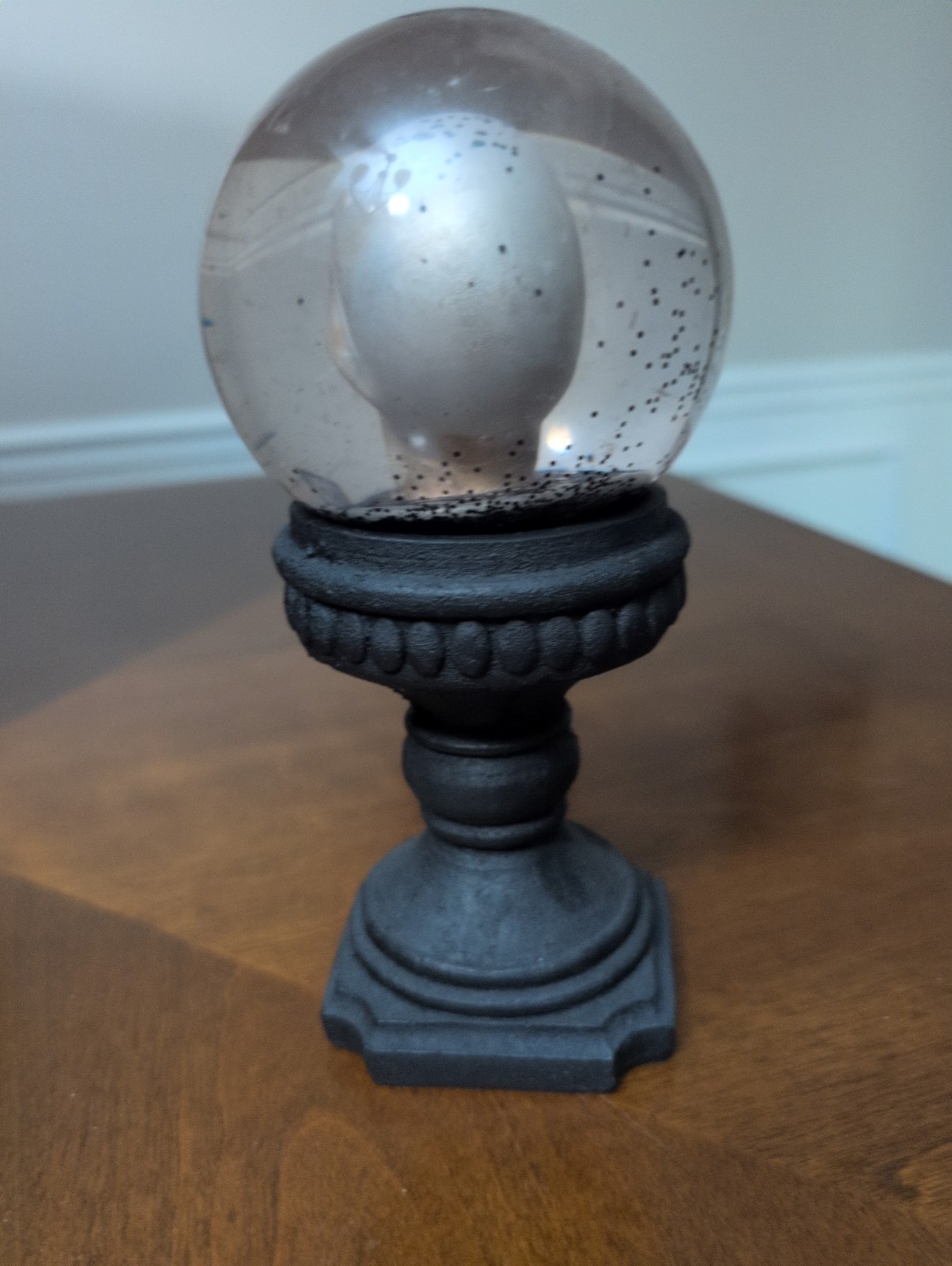 Decorative Skull Globe With Base