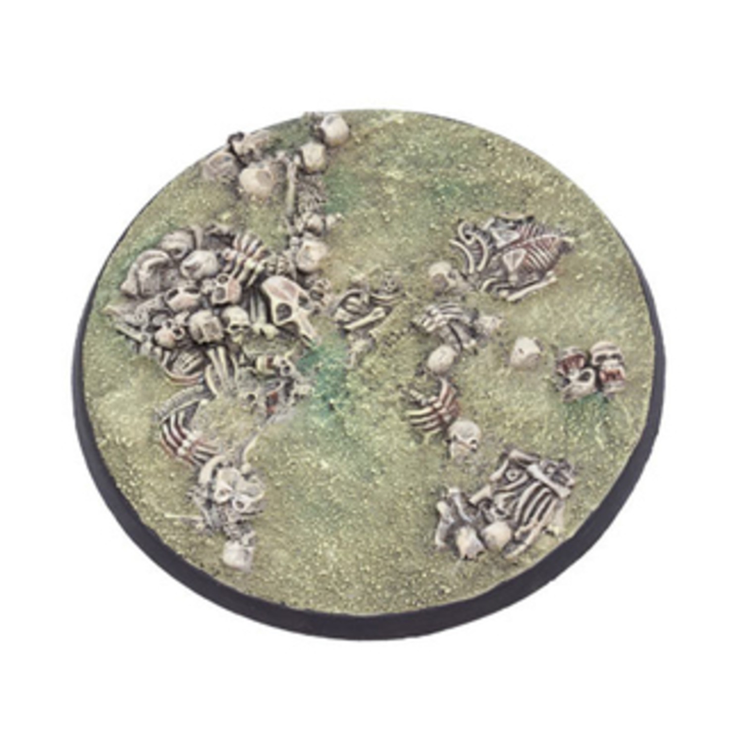 Tabletop Art Mini Base Bone Field 80mm Round Base - Bone Field #2 Pack New