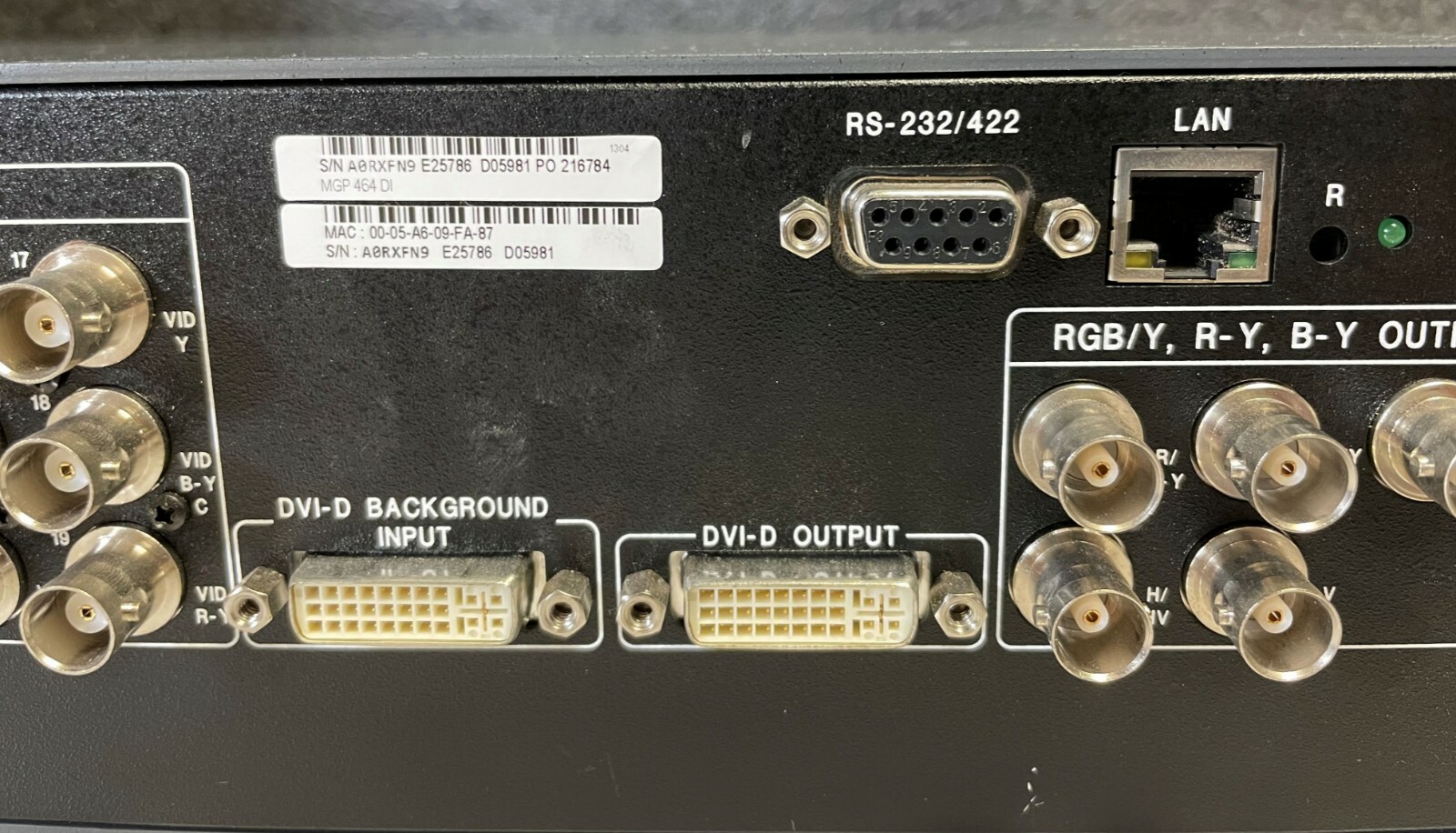 Extron MGP 464 DI Multi-Graphic Processor V4.16