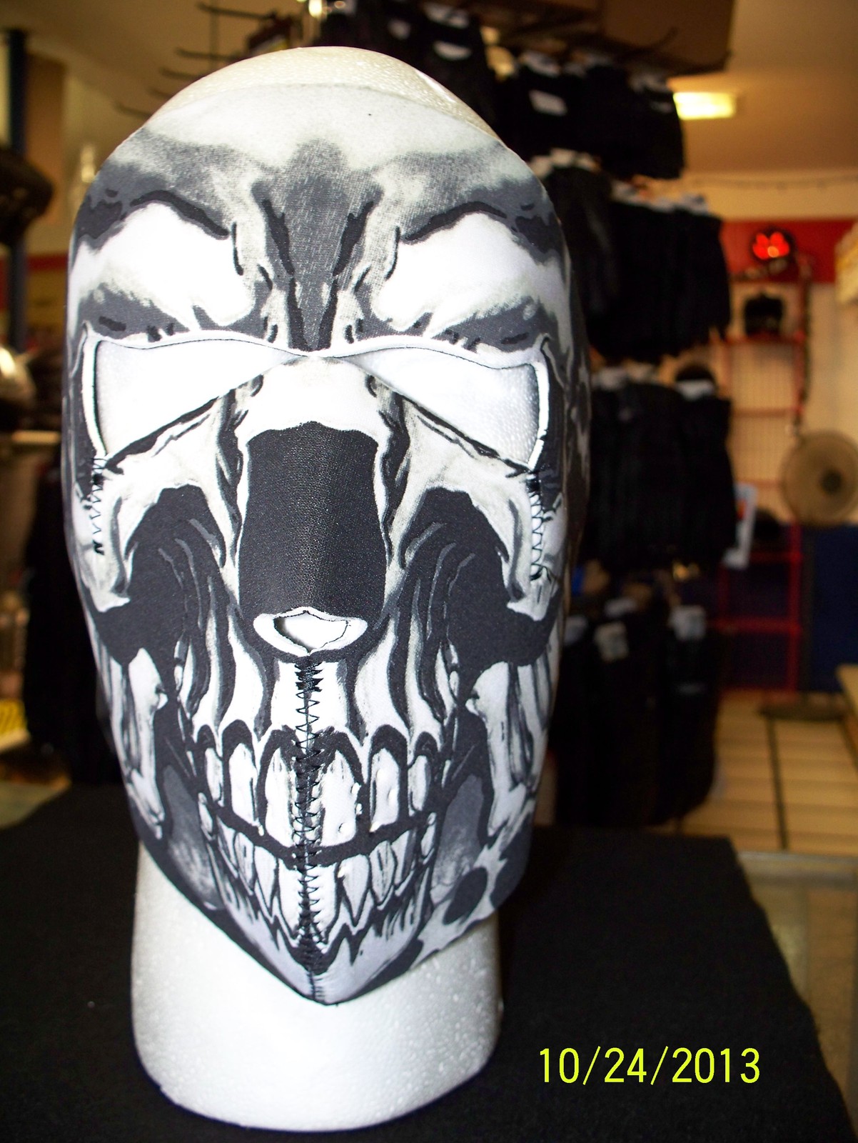 Biker Cold Weather Neoprene Full Face Mask- Assassin Skull