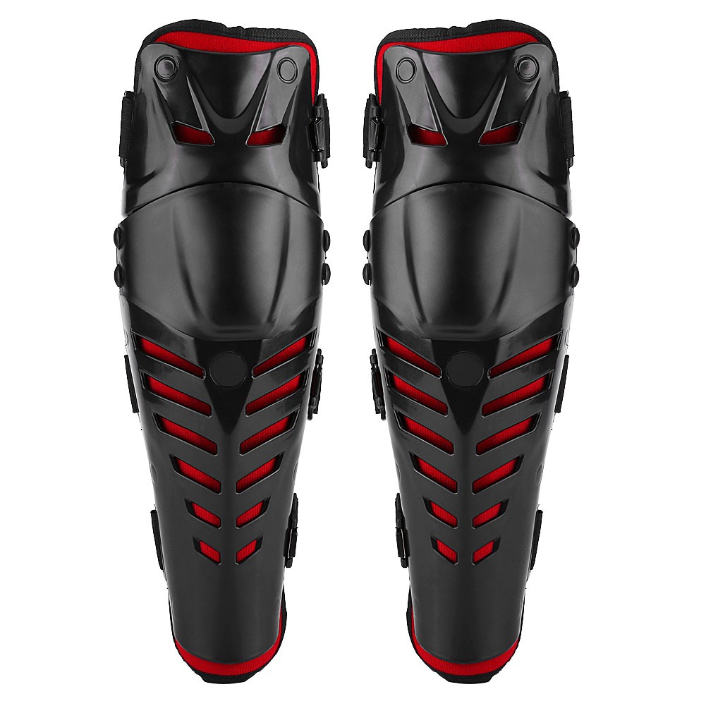 Pair Of Motorcycle Racing Motocross Knee Pads Guards Protector Protective Gear