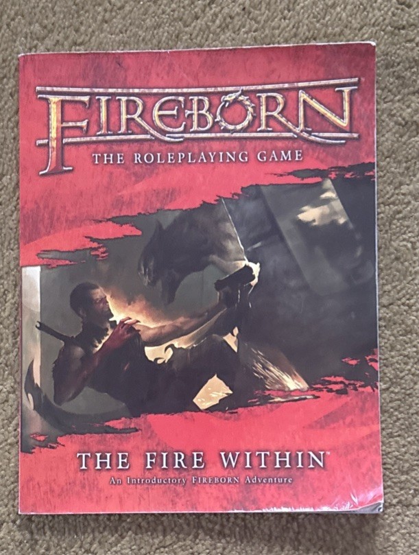 Fireborn : The Fire Within ( Paperback 2004 ) Fantasy Flight Games - RPG