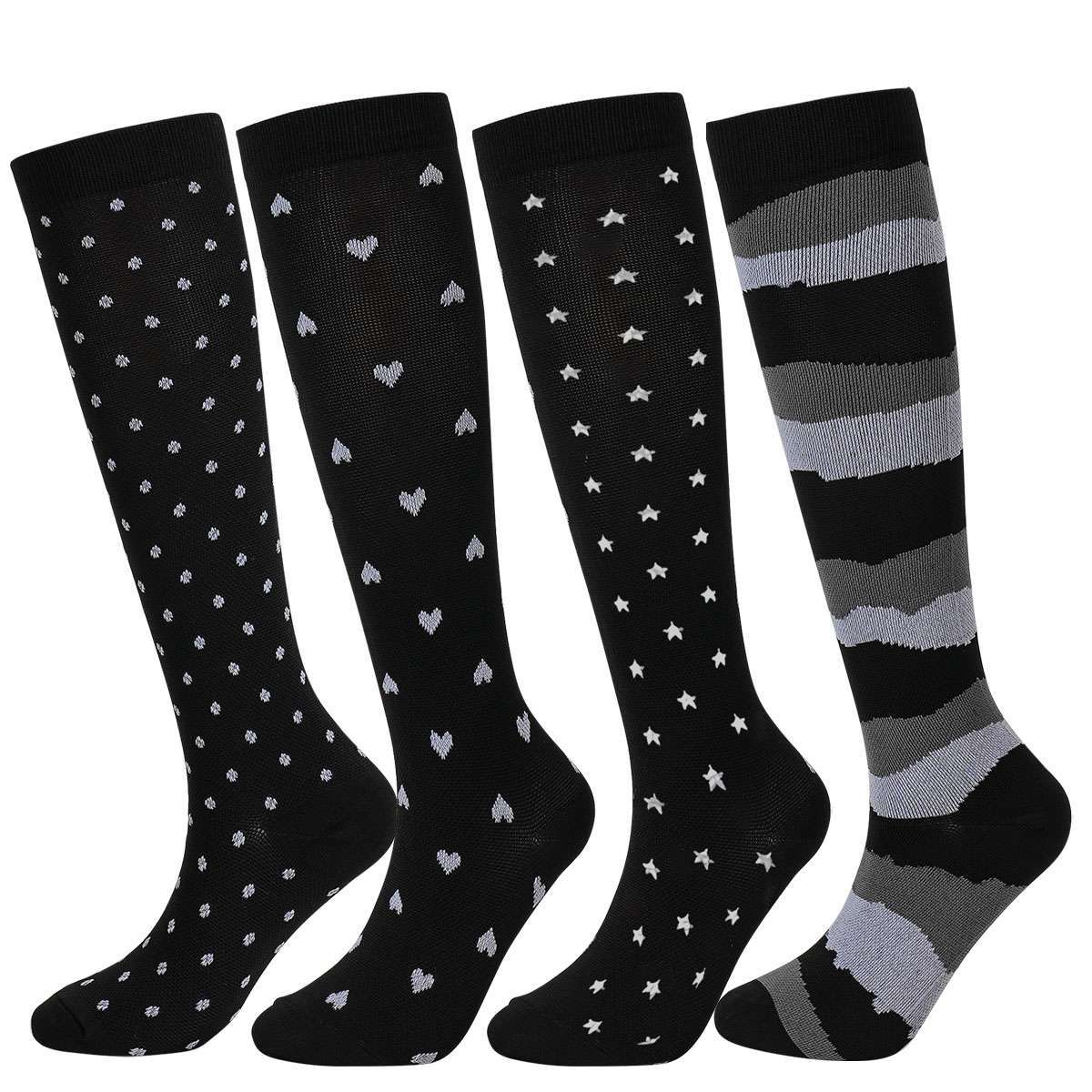 Compression Socks Stockings Womens Mens Over Knee Medical 15-20 mmHG S/M-X/XL