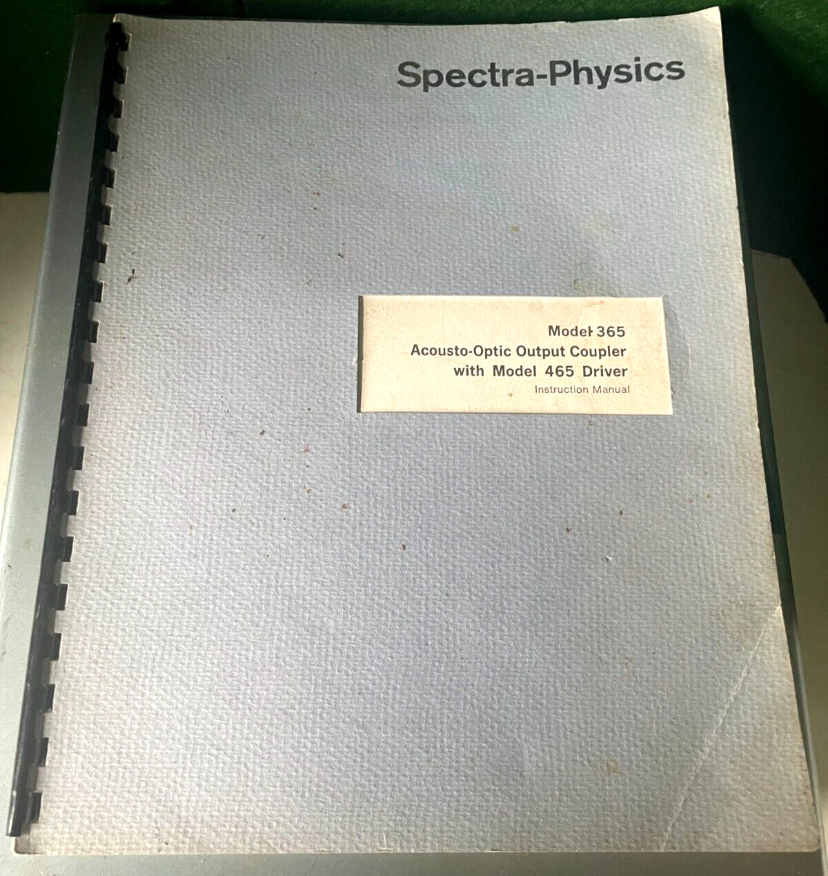Spectra-Physics 465 Modulator Driver/RF Laser Pulser
