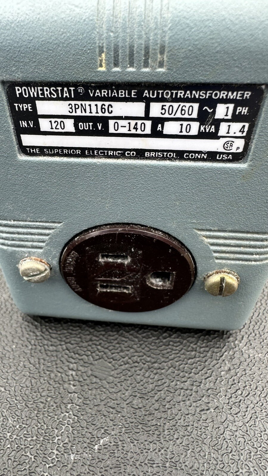 Superior Electric Powerstat 3PN116C Variable Auto transformer