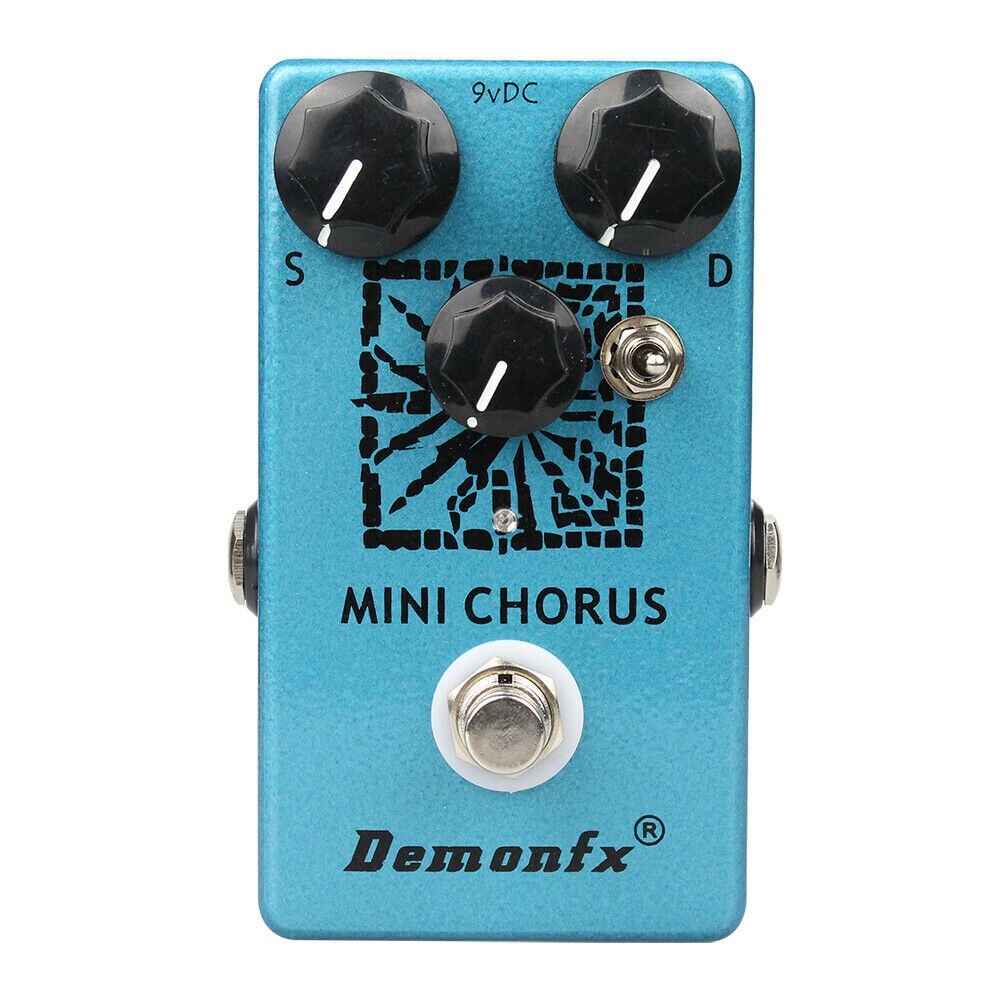 Demonfx Mini Chorus Toggle options  Guitar Effect Pedal New/Nice Fast US Ship