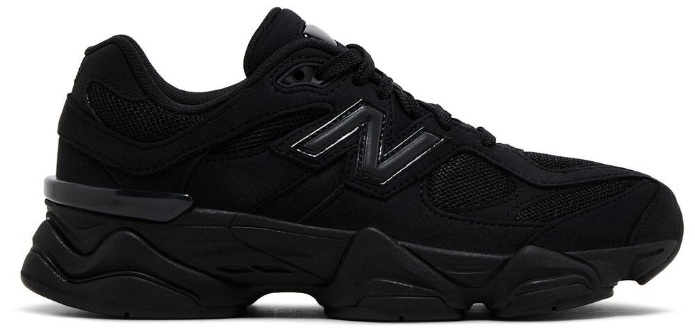 New Balance 9060 Triple Black GC9060BB GS & Women's Size New