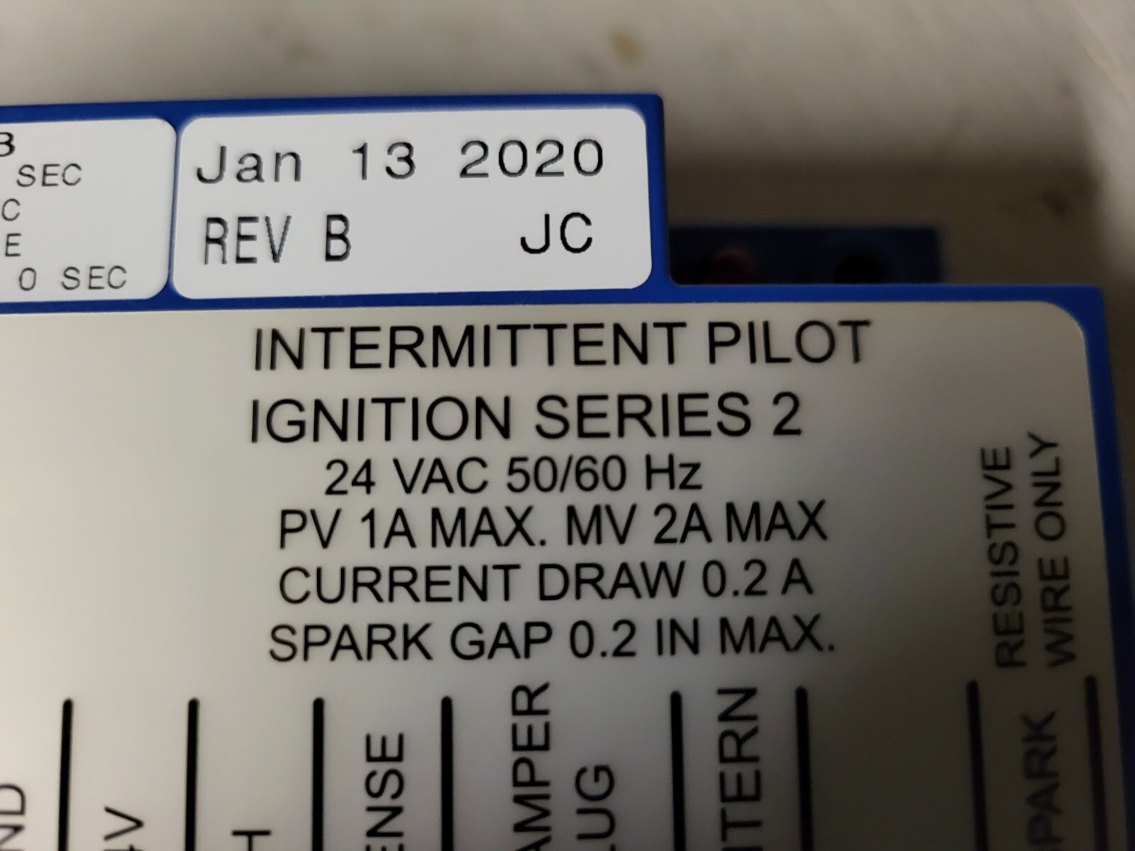 SILVER KING 43064 Control Temp 9530N1433