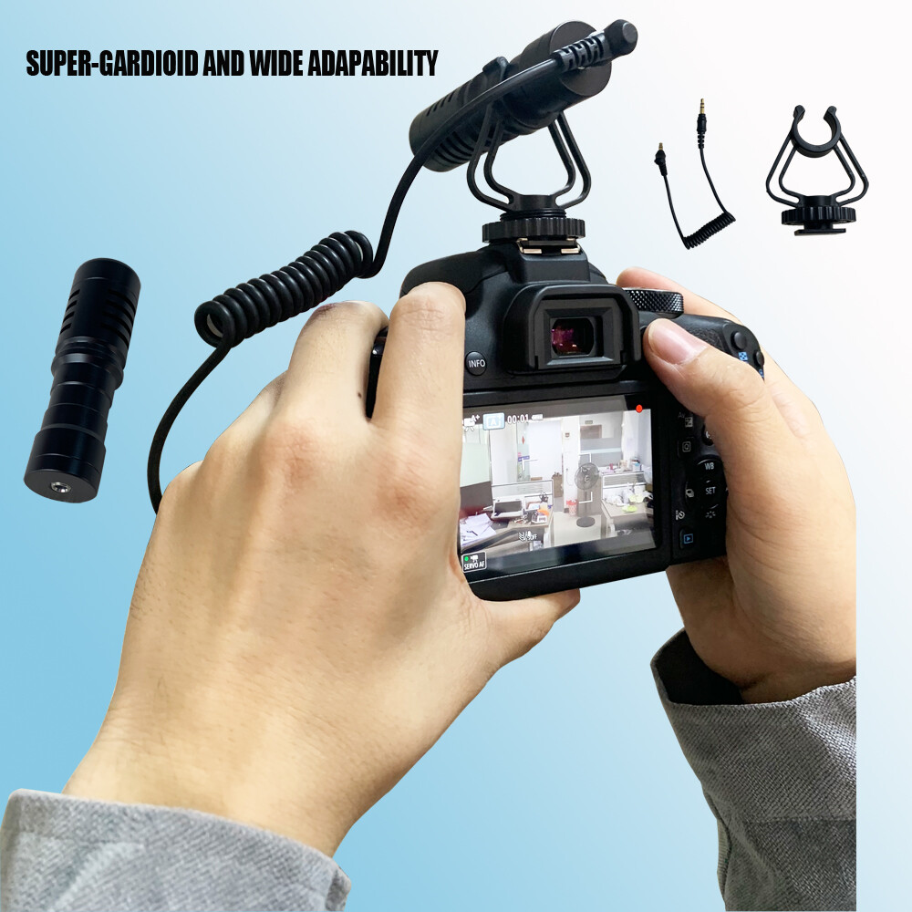 Universal Camera Microphone Condensor for Nikon Canon DSLR Camera PC Android Mic