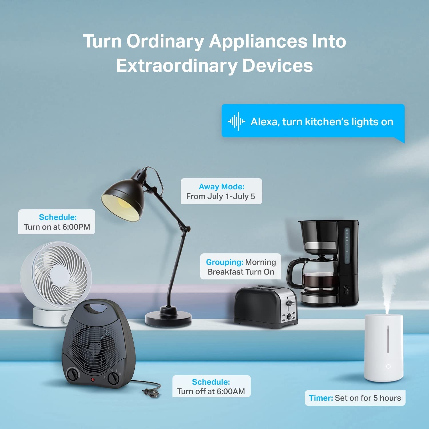 Compact Certified Smart Plug Mini - Wi-Fi Control for Home Automation, 2-Pack