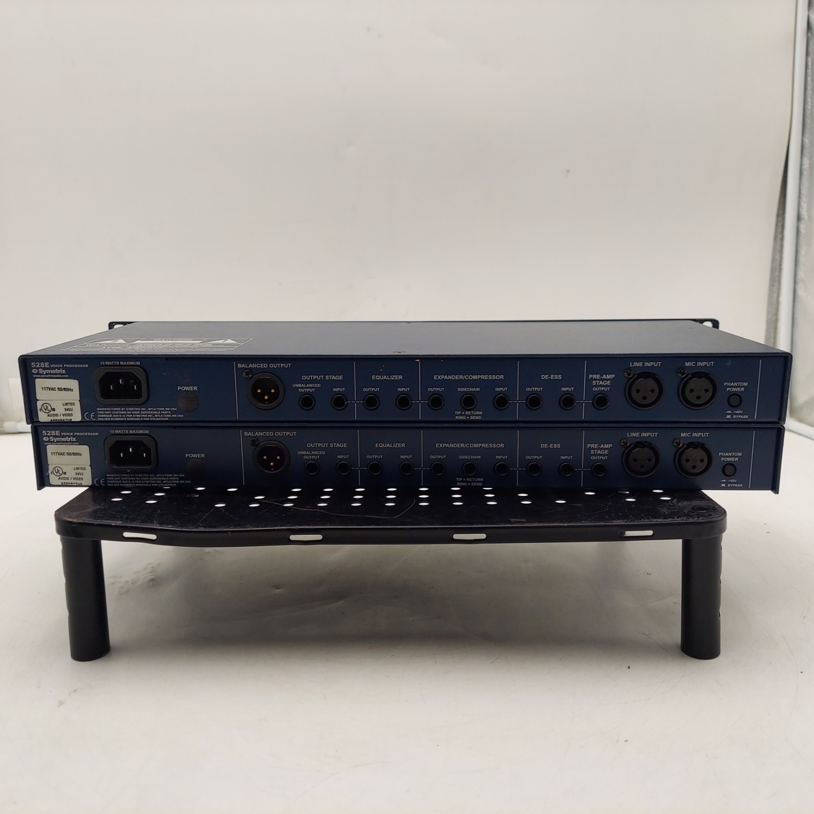 Lot of 2 Symetrix 528E Voice Processor