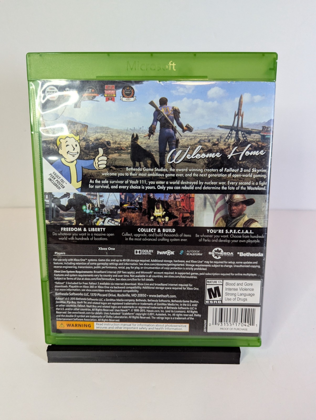 Fallout 4 - Xbox One - Cleaned, Tested, Working!